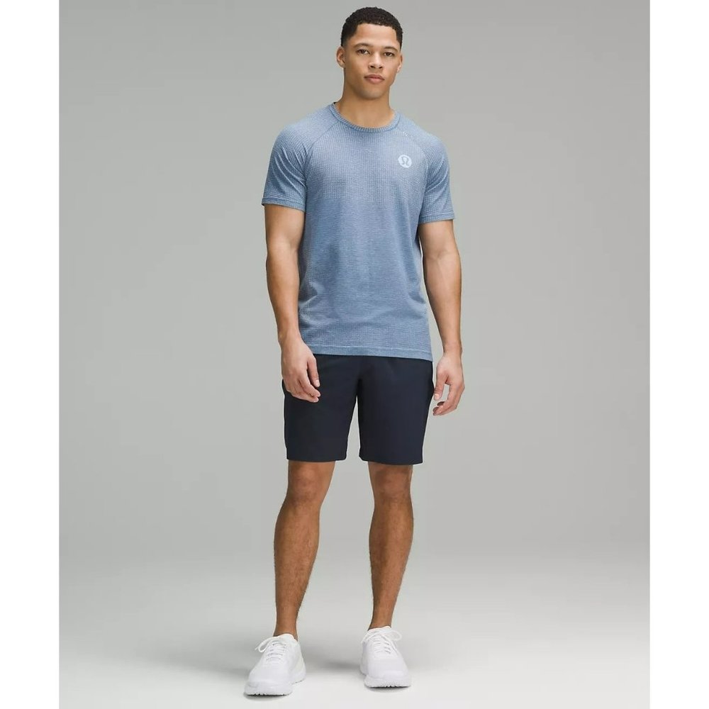 214. Lululemon Mens Pace Breaker Linerless Shorts 9" True Navy Blue Small - Picture 4 of 4